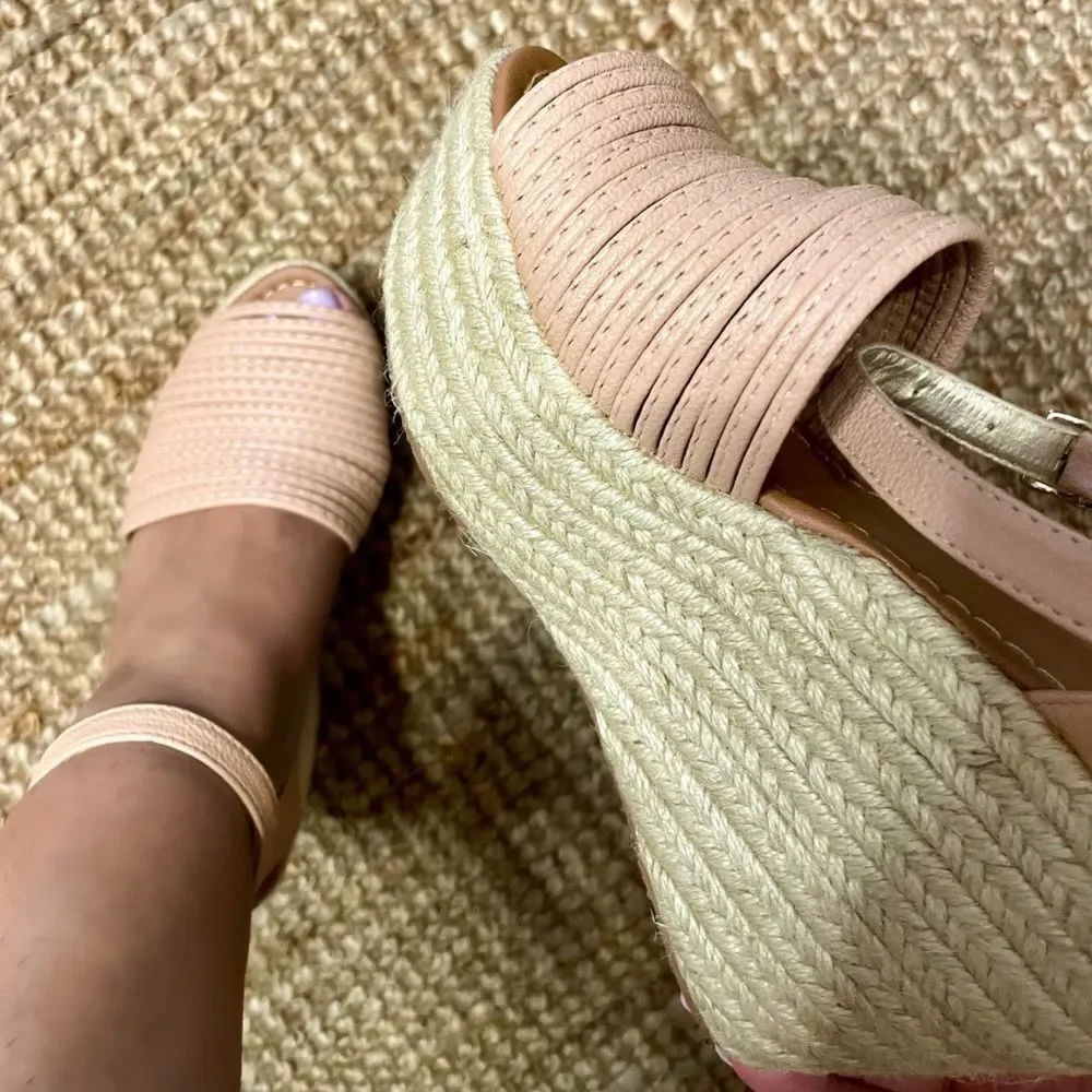 Blush Pink Wedges